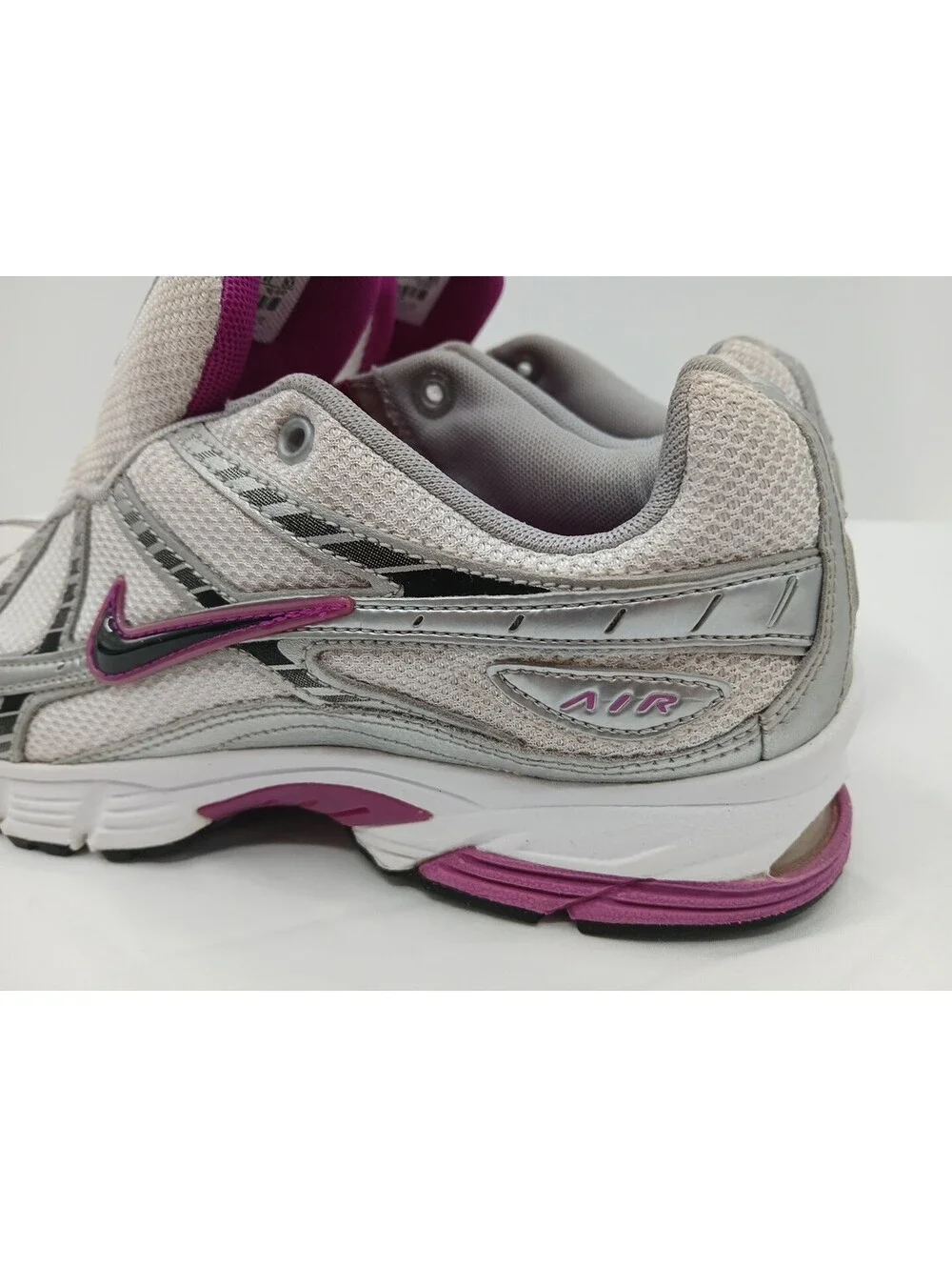 NIKE Air N'sight III BRS 1000 Shoes Womens 9.5 White Low Top Sneakers 318183-101